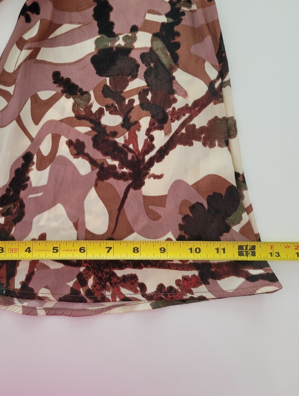 Grade & Gather Twist-Front Floral Maxi Dress in Blush and Olive Size S - Picture 11 of 16